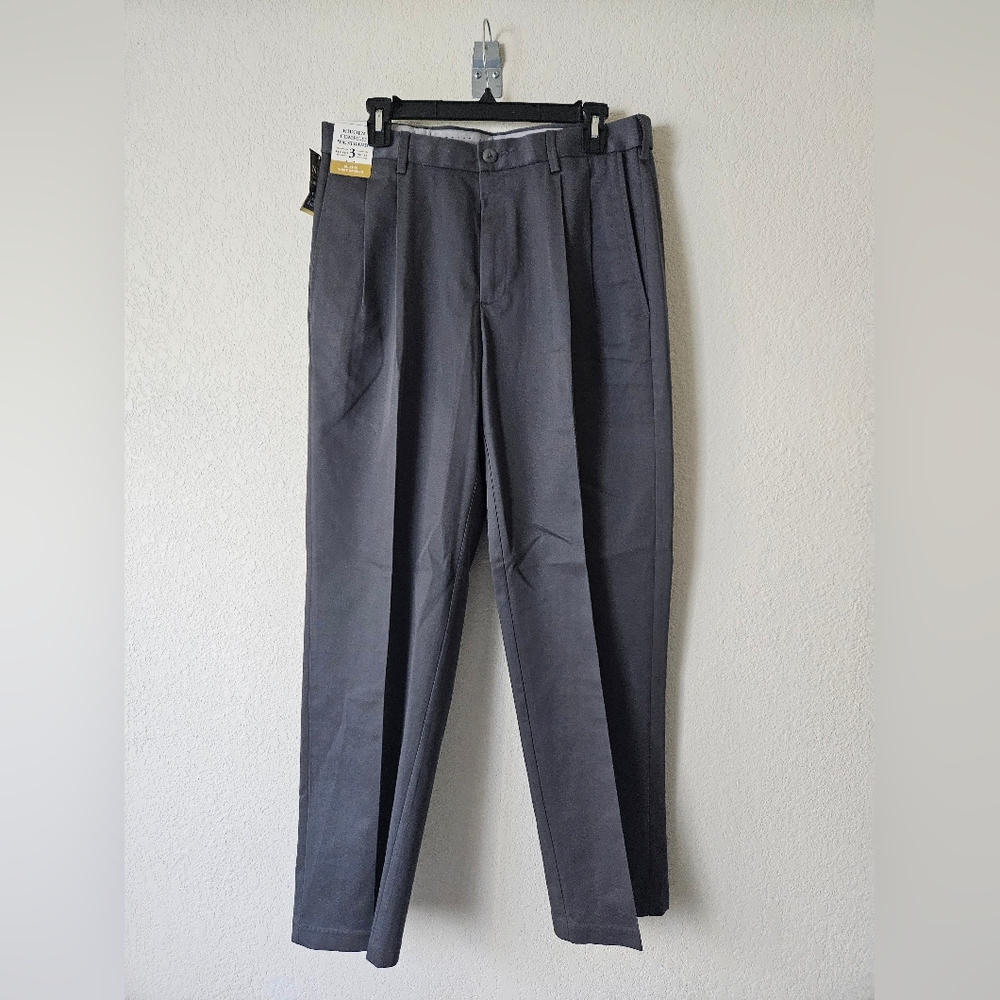 Haggar Charcoal Dress Pants for Men